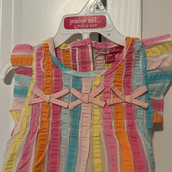 Penelope Mack Striped 2 piece set 12m - Picture 4 of 4